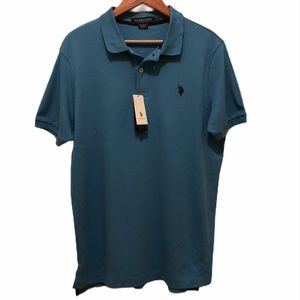 NWT U.S Polo Assassin Aqua Polo